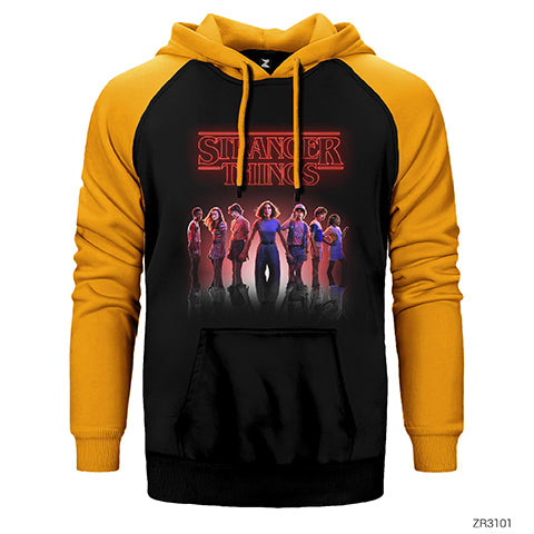 Stranger Things The New Çift Renk Reglan Kol Sweatshirt / Hoodie