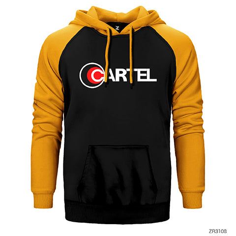 Cartel Çift Renk Reglan Kol Sweatshirt / Hoodie