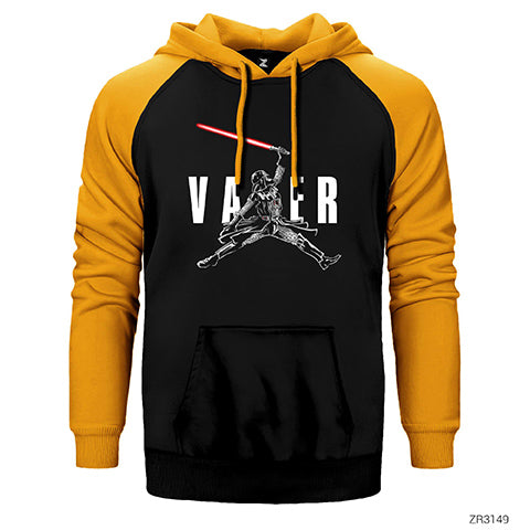 Air Vader Çift Renk Reglan Kol Sweatshirt / Hoodie