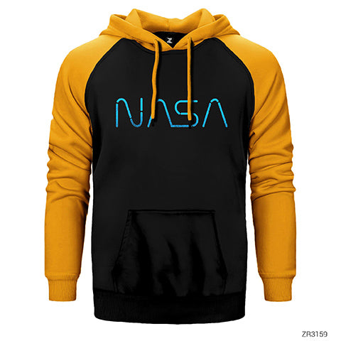 Nasa Lite Çift Renk Reglan Kol Sweatshirt / Hoodie