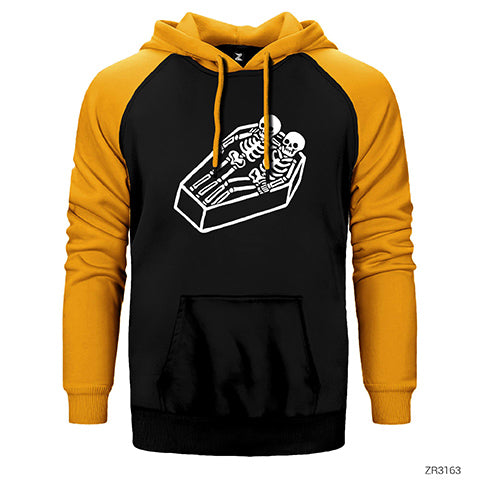 Sonsuza Kadar Beraber Çift Renk Reglan Kol Sweatshirt / Hoodie