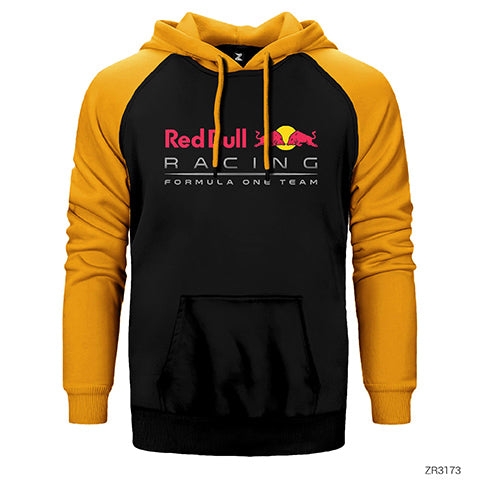Redbul Racing Team Çift Renk Reglan Kol Sweatshirt / Hoodie