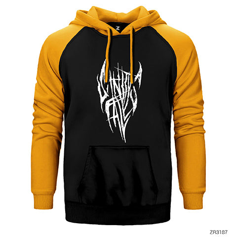Sanitys Fall Çift Renk Reglan Kol Sweatshirt / Hoodie