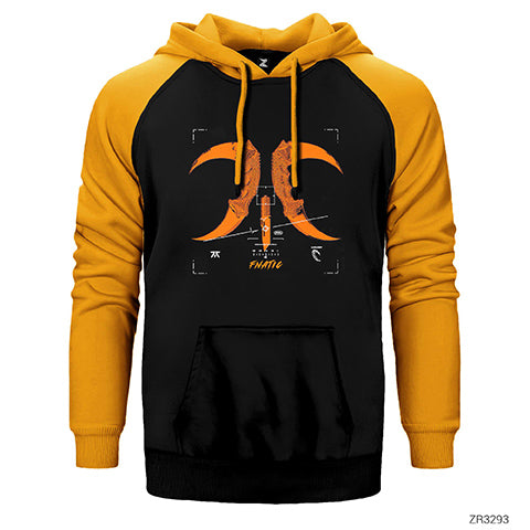 Fnatic Knifnatic Çift Renk Reglan Kol Sweatshirt / Hoodie