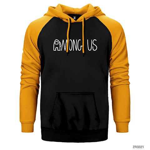 Among Us Çift Renk Reglan Kol Sweatshirt / Hoodie