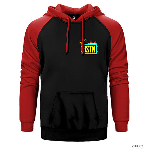 Bystanders Çift Renk Reglan Kol Sweatshirt / Hoodie