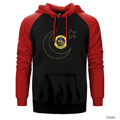 Istanbul Wildcats Çift Renk Reglan Kol Sweatshirt / Hoodie
