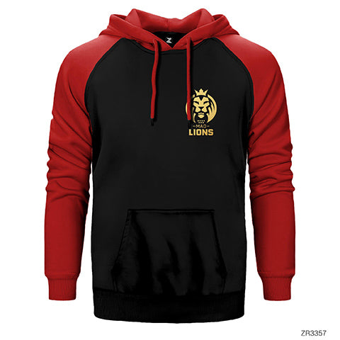 Mad Lions Çift Renk Reglan Kol Sweatshirt / Hoodie