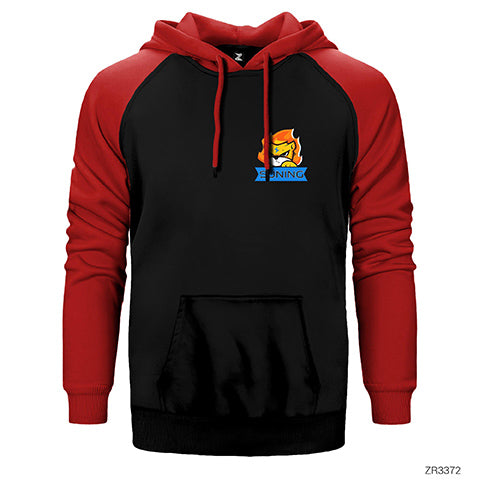 Suning Çift Renk Reglan Kol Sweatshirt / Hoodie