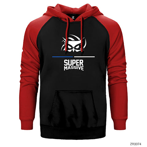 Supermassive Line Çift Renk Reglan Kol Sweatshirt / Hoodie