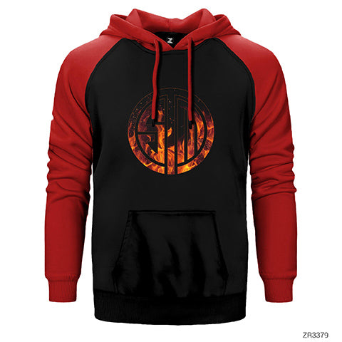 Team Solomid Fire Çift Renk Reglan Kol Sweatshirt / Hoodie