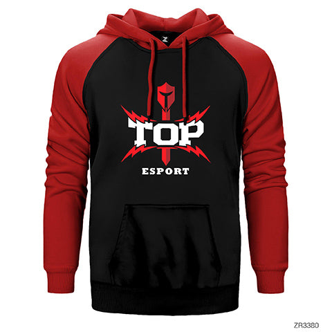 Topsports Gaming Lightning Çift Renk Reglan Kol Sweatshirt / Hoodie