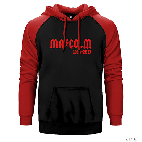 AC DC Malcolm 2017 Çift Renk Reglan Kol Sweatshirt / Hoodie