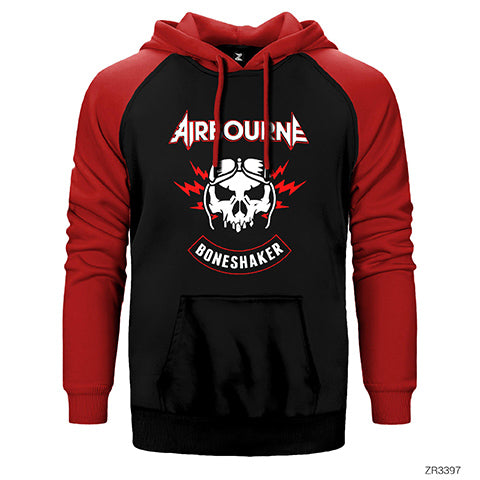 Airbourne Boneshaker Çift Renk Reglan Kol Sweatshirt / Hoodie