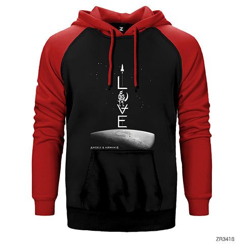 Angels and Airwaves Love Çift Renk Reglan Kol Sweatshirt / Hoodie