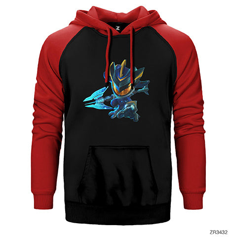 Fizz Super Galaxy Çift Renk Reglan Kol Sweatshirt / Hoodie