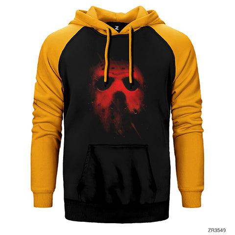 Friday The 13Th Çift Renk Reglan Kol Sweatshirt / Hoodie