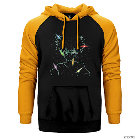 My Hero Academia Deku Galaxy Çift Renk Reglan Kol Sweatshirt / Hoodie