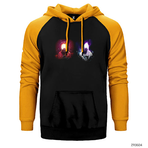 Naruto and Sasuke Çift Renk Reglan Kol Sweatshirt / Hoodie