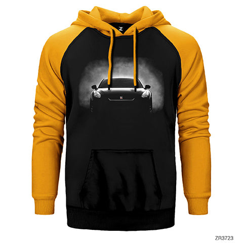 GTR Smoke Çift Renk Reglan Kol Sweatshirt / Hoodie