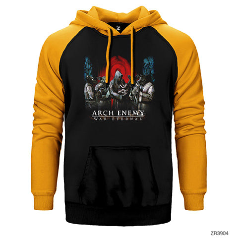 Arch Enemy War Eternal Çift Renk Reglan Kol Sweatshirt / Hoodie