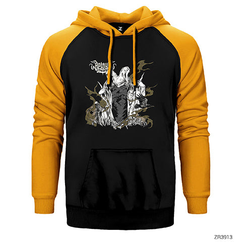 Arkona Khram Çift Renk Reglan Kol Sweatshirt / Hoodie
