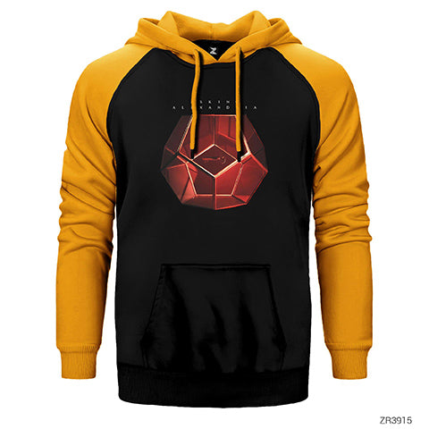 Asking Alexandria Hopelessly Hopeful Çift Renk Reglan Kol Sweatshirt / Hoodie