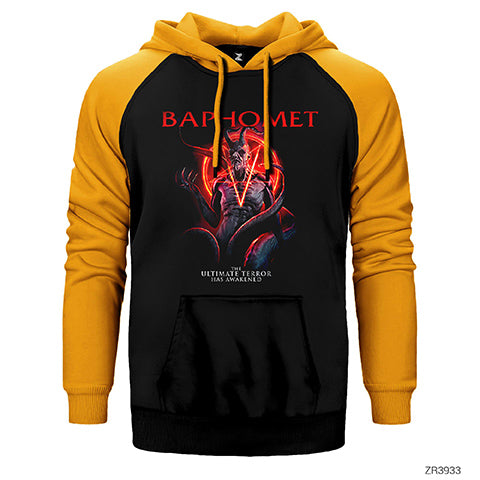 Baphomet The Ultimate Çift Renk Reglan Kol Sweatshirt / Hoodie