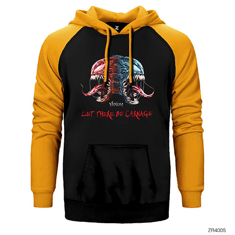Venom 2 Vs To Çift Renk Reglan Kol Sweatshirt / Hoodie
