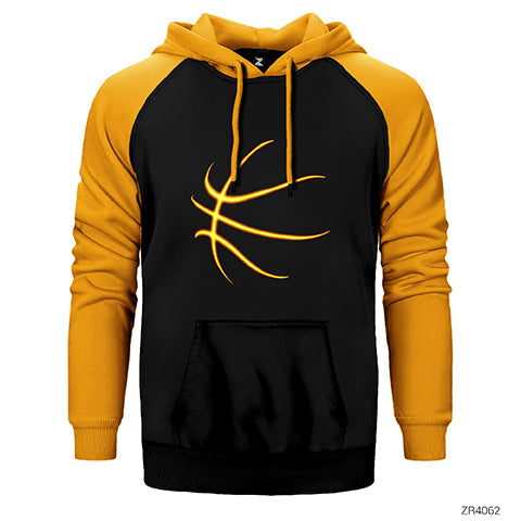 Basketbol Neon Çift Renk Reglan Kol Sweatshirt / Hoodie