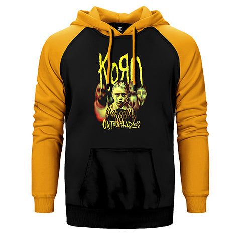 Korn Untouchables Çift Renk Reglan Kol Sweatshirt / Hoodie