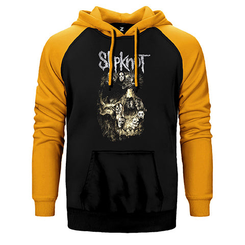 Slipknot Evil Çift Renk Reglan Kol Sweatshirt / Hoodie