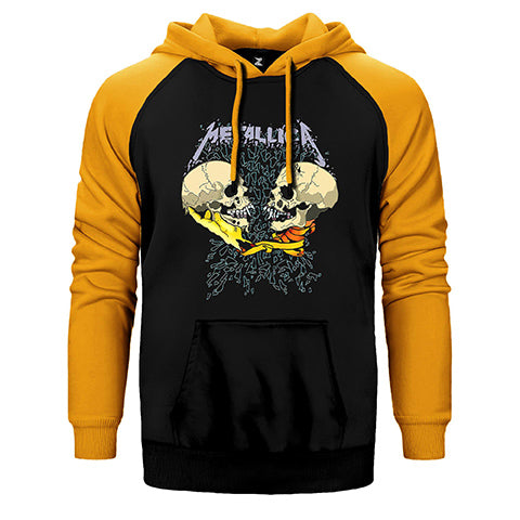 Metallica Sad But True Çift Renk Reglan Kol Sweatshirt / Hoodie