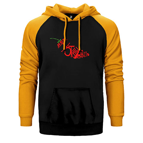 Red Hot Chili Peppers Çift Renk Reglan Kol Sweatshirt / Hoodie