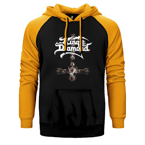 King Daimond Çift Renk Reglan Kol Sweatshirt / Hoodie