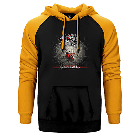 King Diamond Spider Çift Renk Reglan Kol Sweatshirt / Hoodie