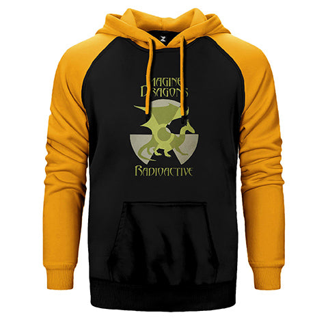 Imagine Dragons Radioactive Çift Renk Reglan Kol Sweatshirt / Hoodie