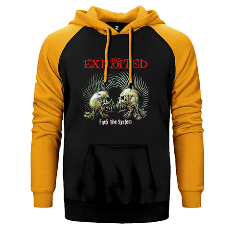 The Exploited Çift Renk Reglan Kol Sweatshirt / Hoodie