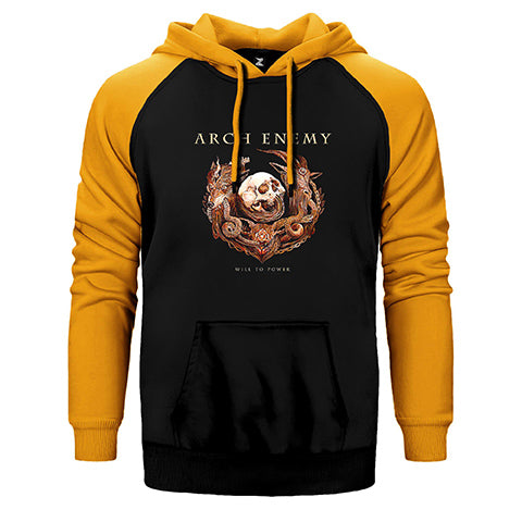 Arch Enemy Will To Power Çift Renk Reglan Kol Sweatshirt / Hoodie