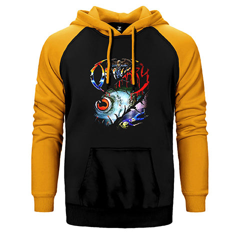 Obituary Cover Çift Renk Reglan Kol Sweatshirt / Hoodie