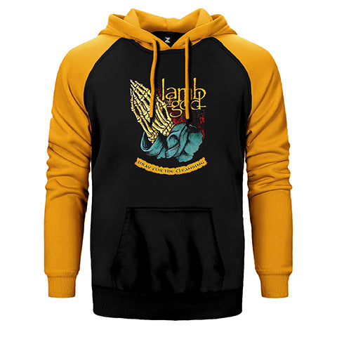 Lamb Of God Dray For The Cleansing Çift Renk Reglan Kol Sweatshirt / Hoodie