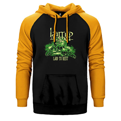 Lamb Of God Genre Çift Renk Reglan Kol Sweatshirt / Hoodie