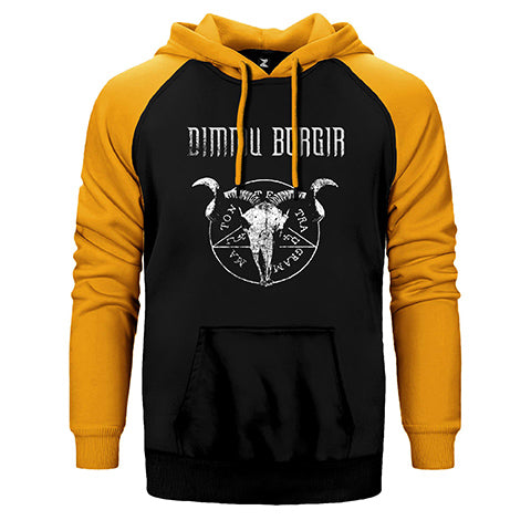Dimmu Borgir Graphic Çift Renk Reglan Kol Sweatshirt / Hoodie