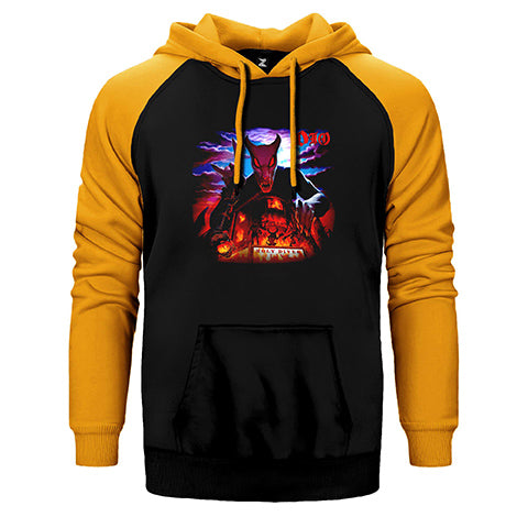 Dio Holy Diver Live Çift Renk Reglan Kol Sweatshirt / Hoodie