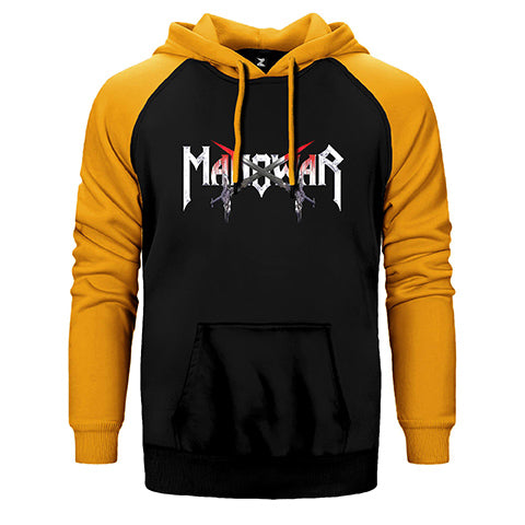 Manowar The Sons Of Odin Çift Renk Reglan Kol Sweatshirt / Hoodie