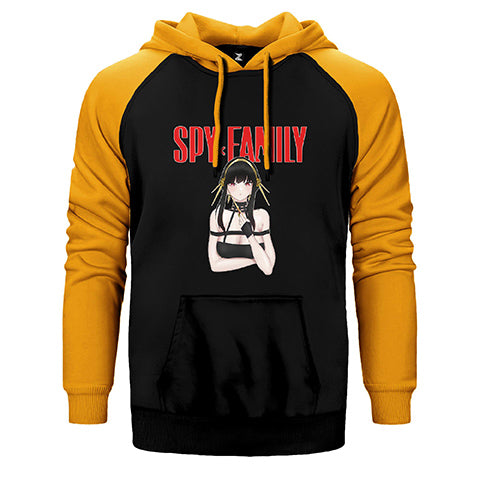 Spy x Family Yor Forger Çift Renk Reglan Kol Sweatshirt / Hoodie
