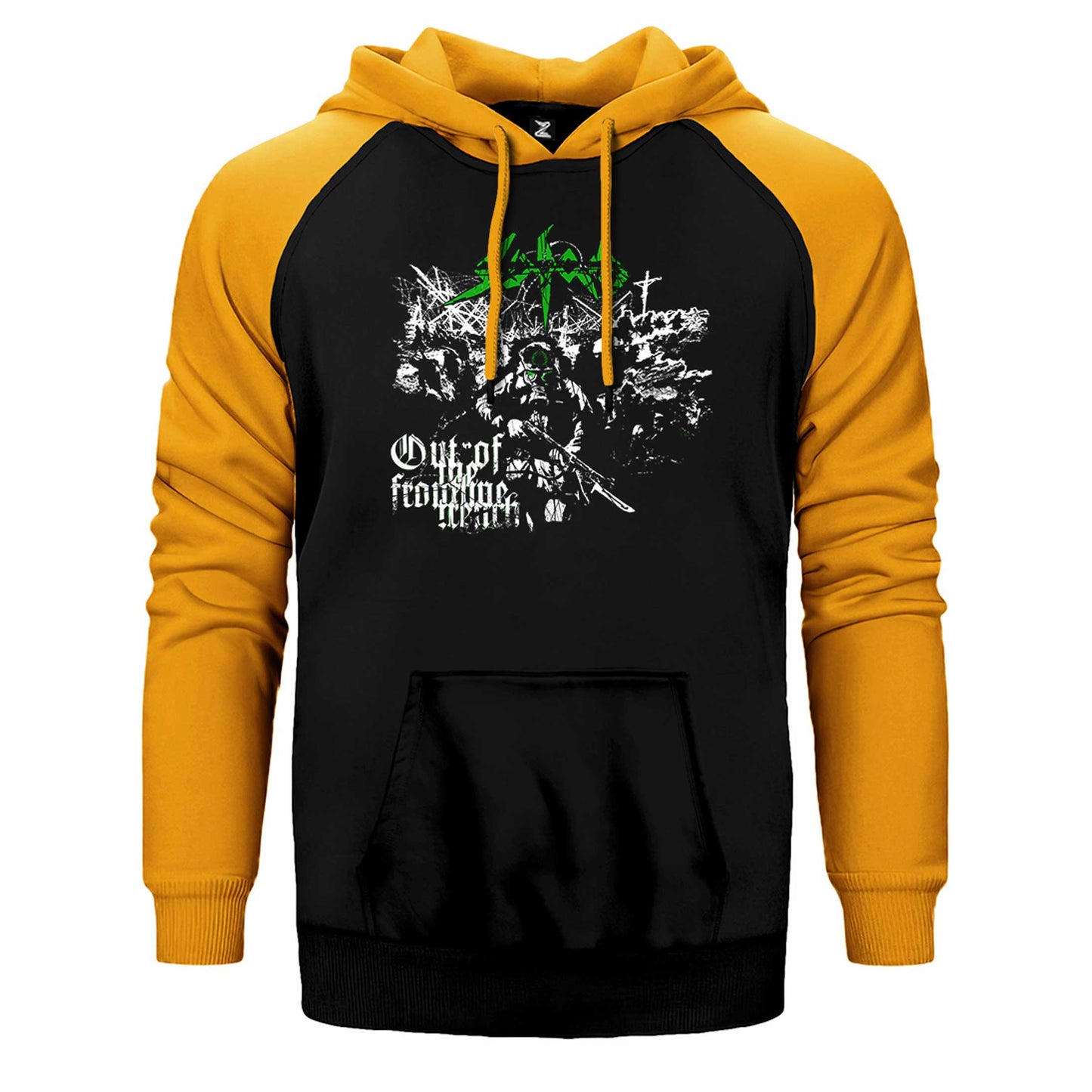 Sodom Out of The Frontline Trench Çift Renk Reglan Kol Sweatshirt / Hoodie