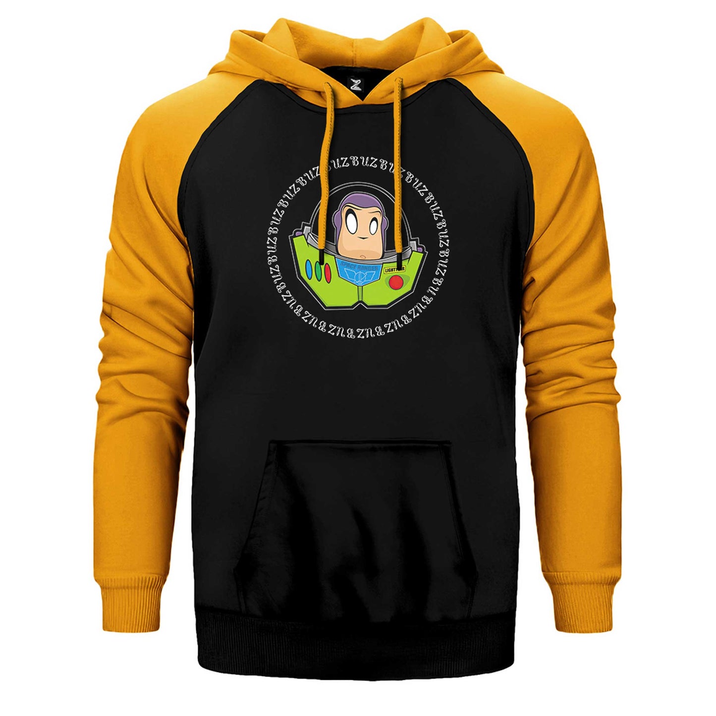 Buzz Lightyear Tiny Çift Renk Reglan Kol Sweatshirt / Hoodie