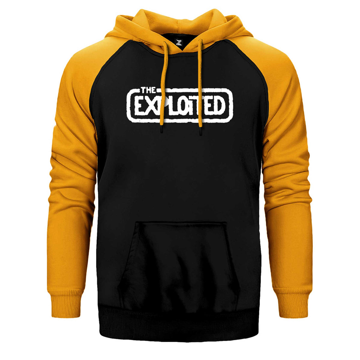The Exploited Logo Çift Renk Reglan Kol Sweatshirt / Hoodie