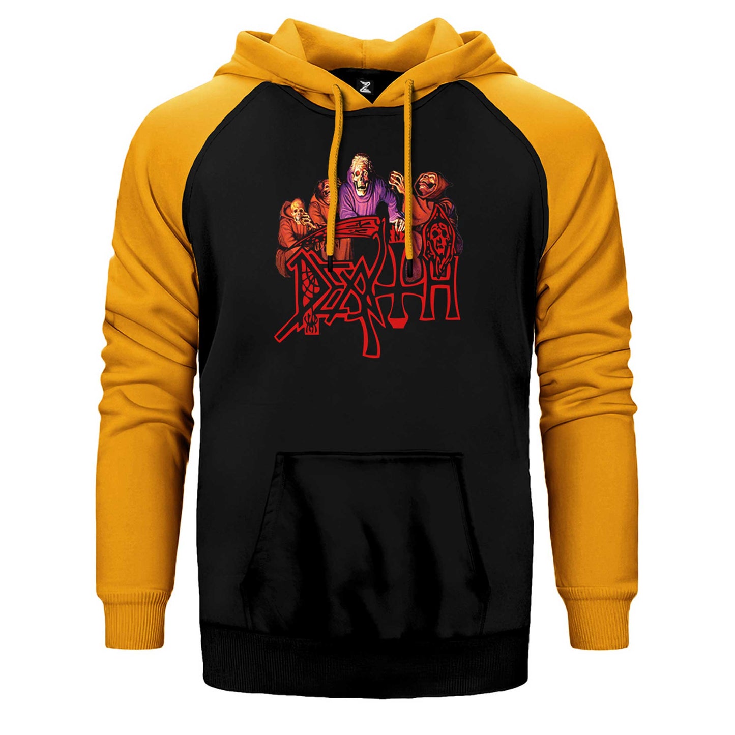 Death Scream Bloody Gore Grup Çift Renk Reglan Kol Sweatshirt / Hoodie